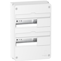 Coffret en saillie Schneider Resi9 - deux rangées de 13 modules