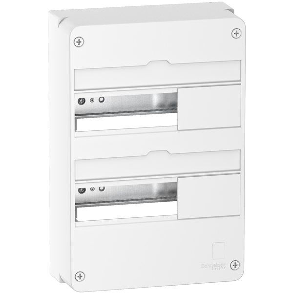 Coffret en saillie Schneider Resi9 - deux rangées de 13 modules