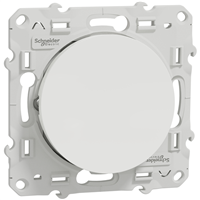 Interrupteur va-et-vient simple Schneider Odace - blanc - 10 A - 250 V