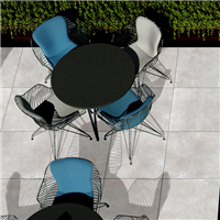 Carrelage extérieur Icon Grip - 60 CM x 60 CM - ép. 20 MM - Ash
