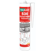 Mastic colle 536 Col'extrême Transparent 290 ml PAREXLANKO L536TRANS290