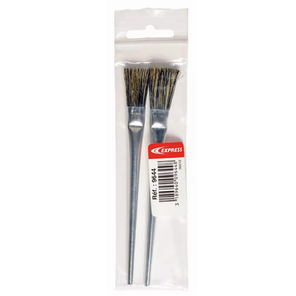 Pinceau de soudeur en crin Express 9644 pour flux décapant de couverture - sachet de 2