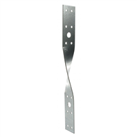 Suspente torsadée SUT en acier galvanisé - SUT25/200/1 - largeur 25 mm - longueur 200 mm - ép. 1 mm