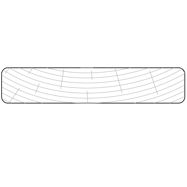 Lame terrasse bois Pin  CL4V - Classéo - 145x27mm - 5,40 M