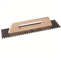 Peigne en acier avec poignée en bois - Rubi - 48 cm - denture 8 x 8 mm 65959