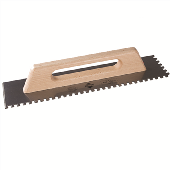 Peigne en acier avec poignée en bois - Rubi - 48 cm - denture 8 x 8 mm 65959