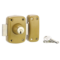 Verrou pour porte d'entrée vitrée Corvette cylindre double 45 mm