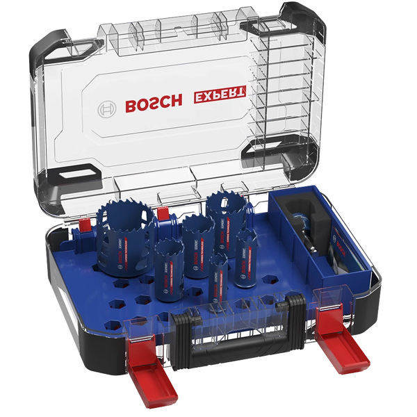 Coffret scies trépans multi-matériaux - Expert Bosch - 22 à 68 mm