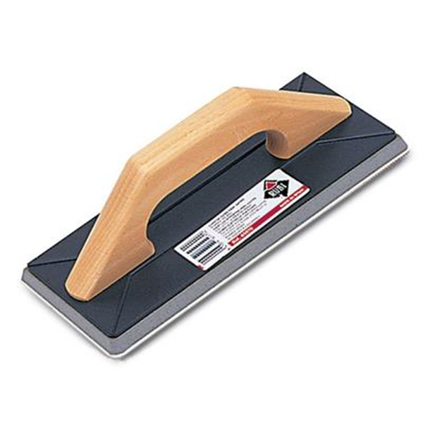 Taloche joints céramiques monobloc caoutchouc 25 x11 x 8 cm Manche  bois