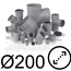 raccords pvc diamètre 200