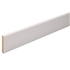 Plinthe arrondie en MDF prépeint en blanc - 10 MM x 70 MM - longueur 2440 MM