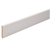Plinthe arrondie en MDF prépeint en blanc - 10 MM x 70 MM - longueur 2440 MM