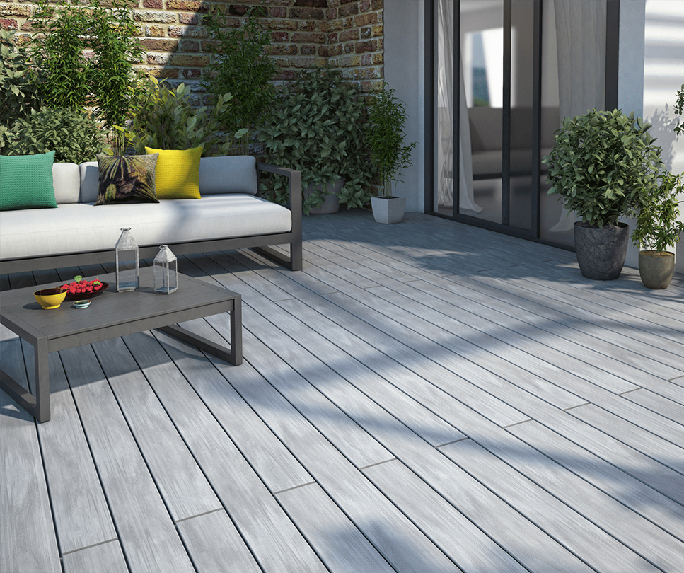 Pose terrasse composite