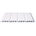 Lambris de sous-face en PVC blanc pré-percé - avec alvéoles  - largeur 25 CM - longueur 3 M